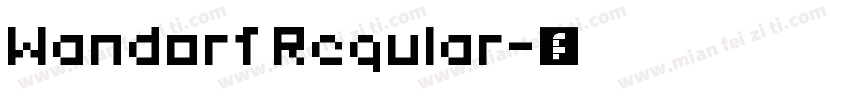 Wandorf Regular字体转换